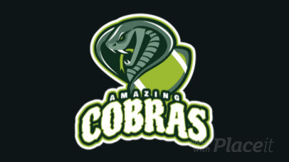 Animated Logo Template Featuring a Deadly Cobra 1745yy-2927