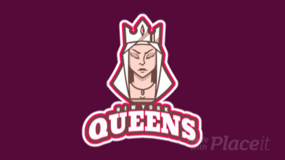 Animated Logo Template with a Queen Clipart 29ee-2931