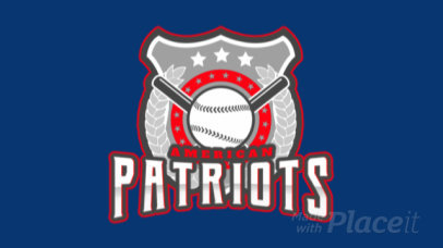 Animated Baseball Logo Template Featuring a Cool Emblem 172ss-2931