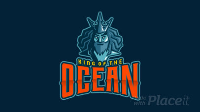 Animated Gaming Logo Maker Featuring a King Character