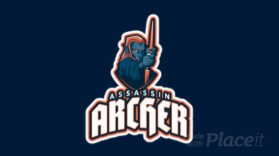 Medieval Logo Maker with an Animated Archer Character 2619z-2926