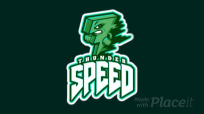 Animated Gaming Logo Creator Featuring a Thunder Graphic 1745n-2926
