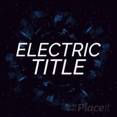 Instagram Video Maker Featuring Lightning Strikes 442