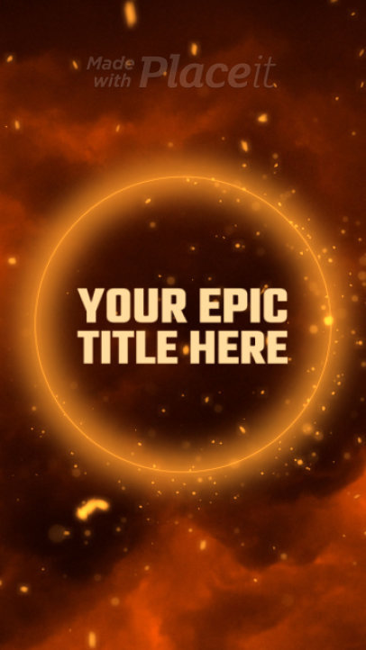 Instagram Story Video Maker Featuring Epic Sparks Animations 476