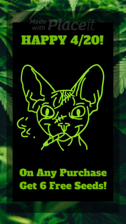 Instagram Story Video Maker for a 420 Sale 851