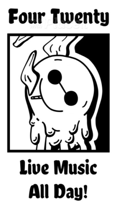 Four Twenty Instagram Story Video Maker Featuring a Stoned Emoji 842