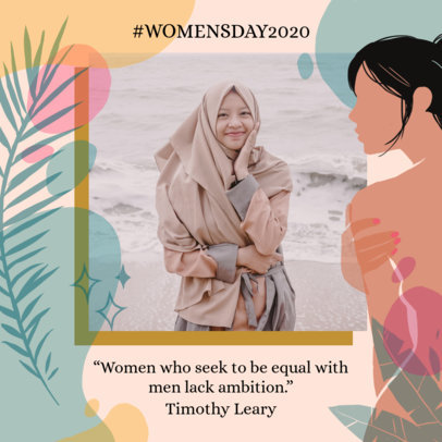 Instagram Post Maker to Commemorate Women's Day