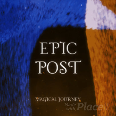 Instagram Video Template with Magical Particles 472