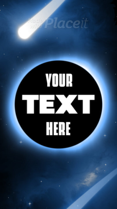 Instagram Story Maker Featuring Shooting Stars Animations 451