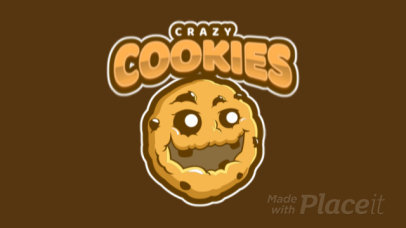 Animated Logo Maker for a Sports Team with a Happy Cookie Graphic a484s-2936