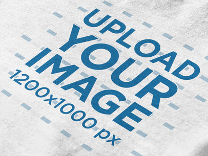 Cotton Tee Mockup in Angled View a12012