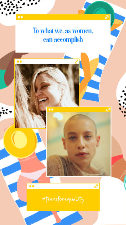Instagram Story Generator to Celebrate Women's Day