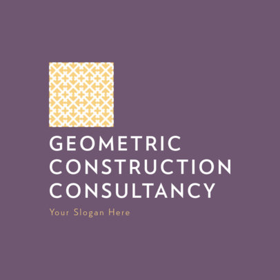 Consulting Business Logo Maker with Geometric Patterns