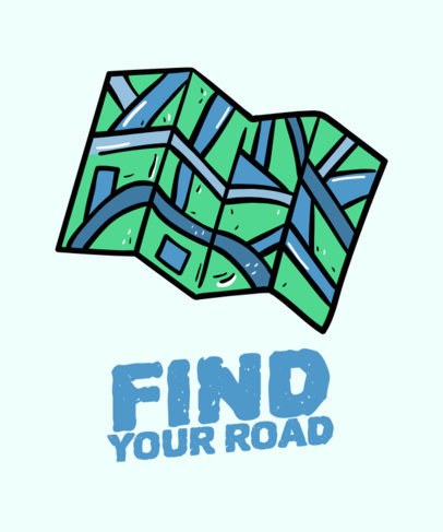 Travel-Themed T-Shirt Design Creator with a VSCO Style