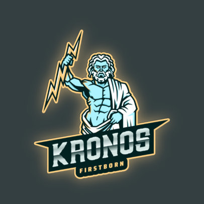 Logo Creator Featuring the King of the Gods
