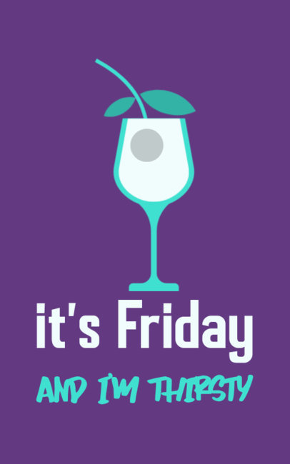 Cocktail T-Shirt Design Creator with a Funny Quote