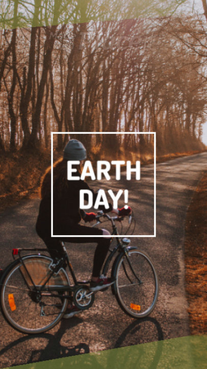 Instagram Story Video Maker for an Earth Day Offer
