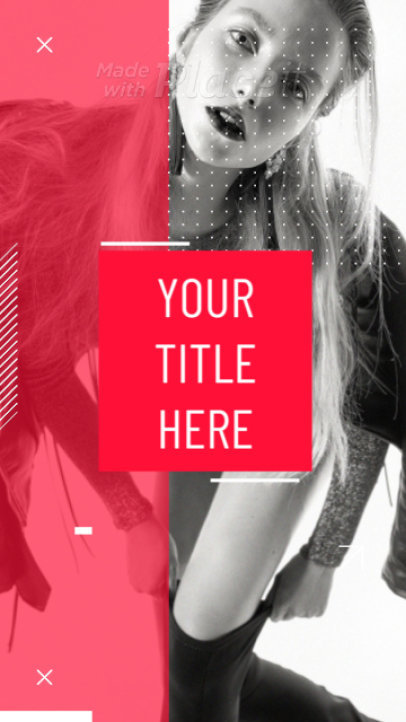 Instagram Story Video Maker for a Clothing Brand Post