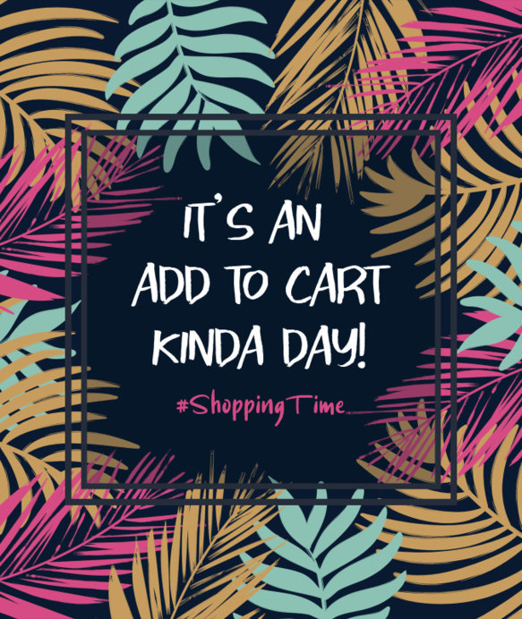 Tote Bag Design Template Featuring a Tropical Pattern