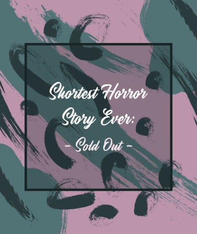 Tote Bag Design Maker with a Cool Paint Stroke Background