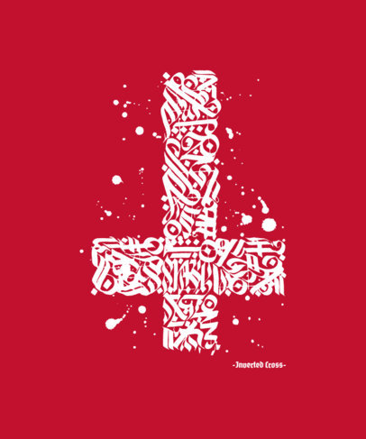 T-Shirt Design Maker with a Graffiti-Styled Calligraphy 