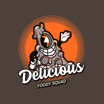 Cuphead-Inspired Gaming Logo Generator with a Pizza Character