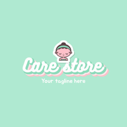 Beauty Logo Maker with the Illustration of a Natural Woman