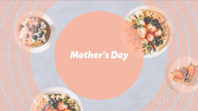 Mother's Day Intro Video Maker for Restaurant Deals Featuring Geometric Transitions 