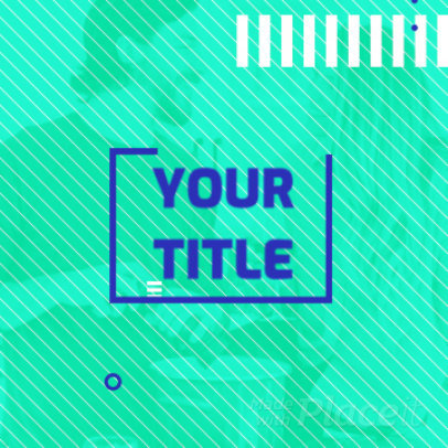 Instagram Post Video Maker with Cool Animations and a Retro Color Scheme 900