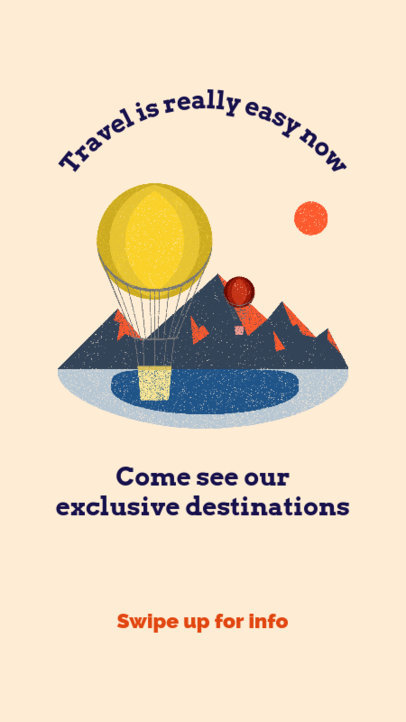 Travel-Themed Instagram Story Creator with Illustrations