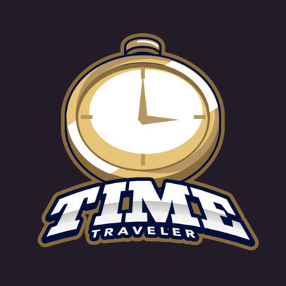 Fantasy Logo Generator with a Clock Graphic 383tt-2964