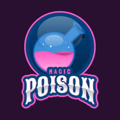 Gaming Logo Maker with a Potion Flask Graphic 2613ff-2964