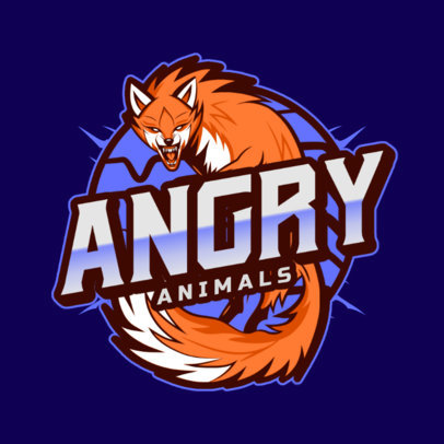 Gaming Logo Maker Featuring Aggressive-Looking Animal Graphics