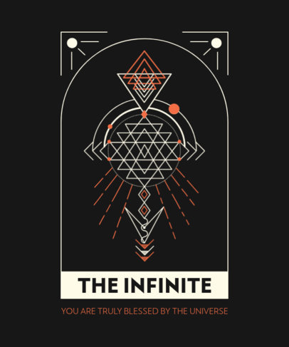 T-Shirt Design Generator with Sacred Geometry Symbols