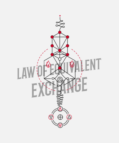 T-Shirt Design Creator with Complex Unalome Illustrations 291c-el1