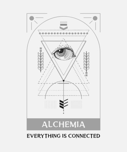 Sacred Geometry T-Shirt Design Template