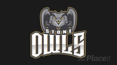 Animated Logo Maker Featuring a Wise Owl Graphic 2499qq-2964