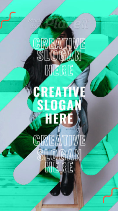 Instagram Story Video Generator Featuring Colorful Dynamic Transitions 1740