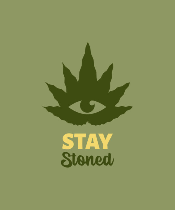 Placeit - Cannabis Culture T-Shirt Design Maker with a Marijuana Leaf