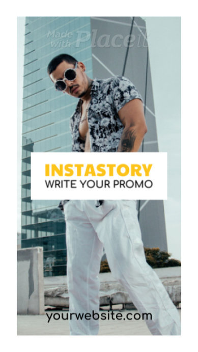Instagram Story Video Maker for a Promotion Featuring a Modern Frame 