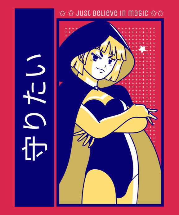 anime character template female