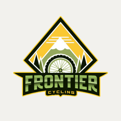 Mountain Biking Sports Team Logo Maker