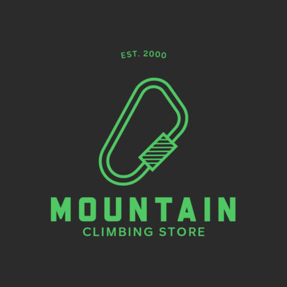Logo Maker for a Climbing Equipment Store