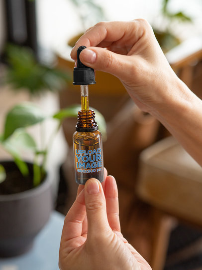 Dropper Mockup for Cannabis-Related Products