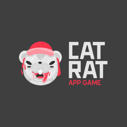 Mobile Game Logo Generator with a Rodent Animal Icon