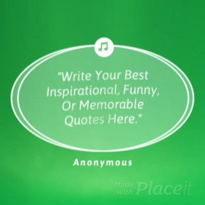 Colorful Instagram Video Maker for Quotes 