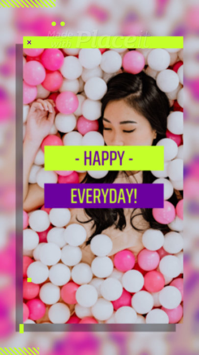 Instagram Story Video Maker Featuring Modern Graphics and Animated Transitions 