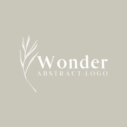 Abstract Logo Generator with Nature Elements