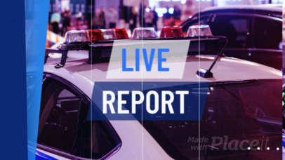 Slideshow Maker for a Breaking News Report