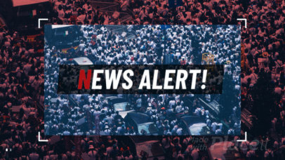 Slideshow Maker for a Breaking News Broadcast 821